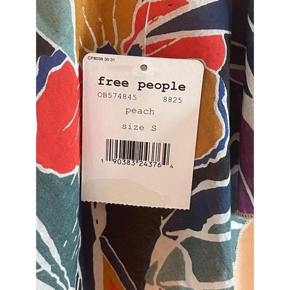 NEW Free People Women’s Annka Peach Bubble Top (Size S) - Picture 9 of 11